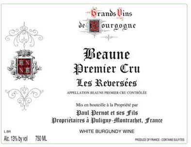 """Paul Pernot""" """Paul Pernot Beaune Les Reversees Premier Cru 2024 Red Wine - France"""