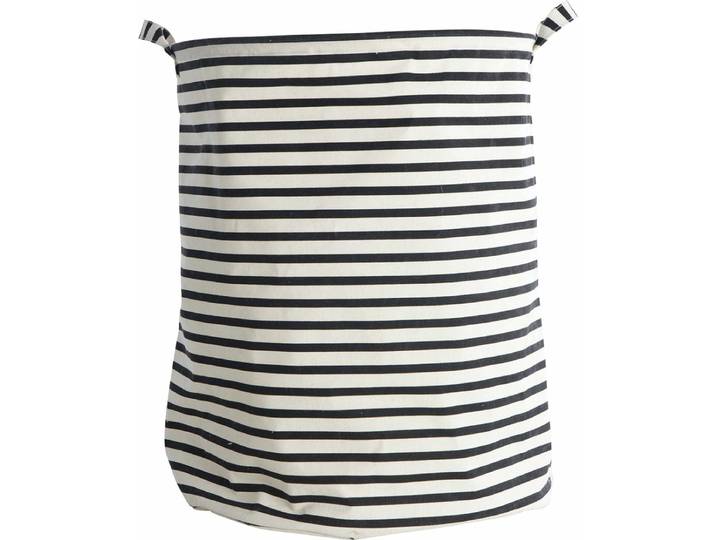 House Doctor Stripes - Wasmand - Streep - Wit\, Zwart