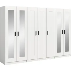 Drehtürenschrank Visby Weiß