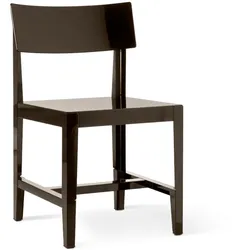 Magis Bishop Stuhl, schwarz / braun