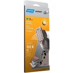 Norton Expert Schleifpapier 115x230mm K180 5er VE Gelocht / Multi-Air