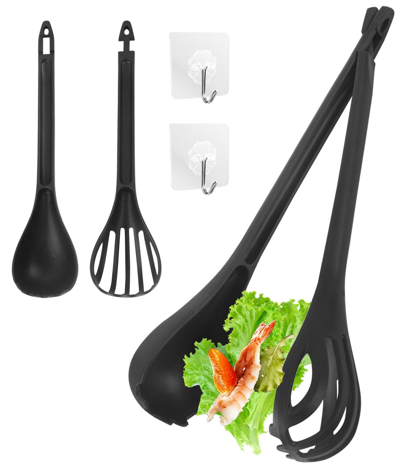 Solidchoice Multifunctionele voedselclips voor de keuken, 6-delige set, zwart