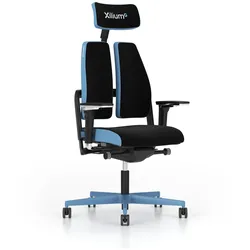 NowyStyl »Xilium G« Gaming Stuhl blau/schwarz