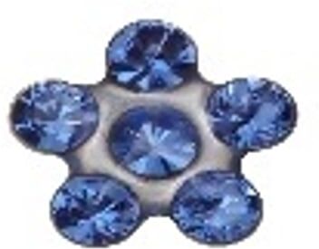 Inverness Brinco Flor Safira Indo116