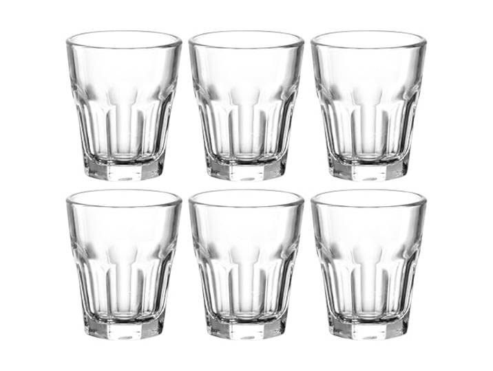 Leonardo 12994 Rock- Coffret de 6 Verres à Eau-de-Vie 4 cl