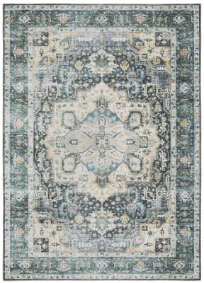 Vista Home Clarissa Washable Center Medallion Indoor Area Rug