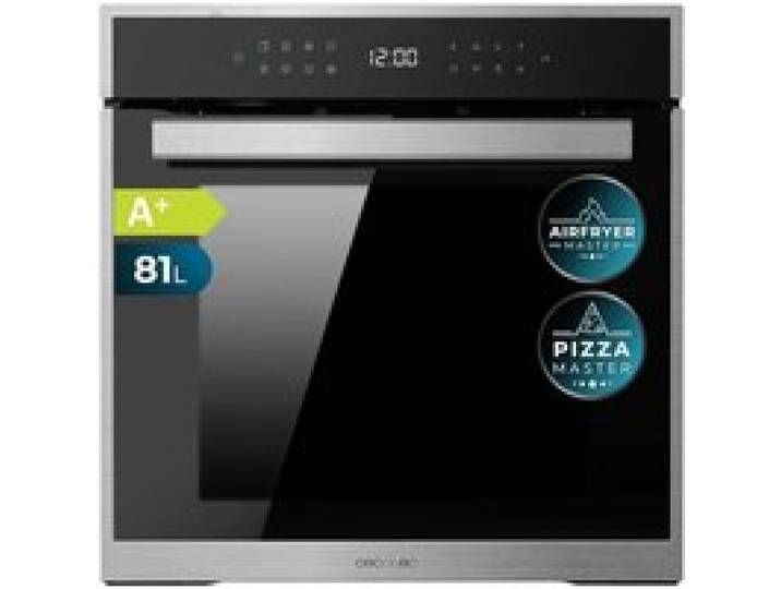 Cecotec Four encastrable Pyrolytique 60cm Bolero Hexa P506000 Edge A+. 3400W Capacité de 81L 11 Fonctions avec Airfryer