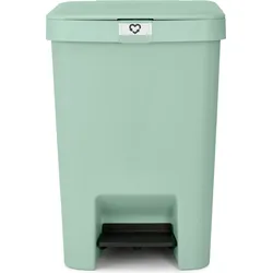 Stepup Pedal-Mülleimer 25 l jadegrün recycelt
