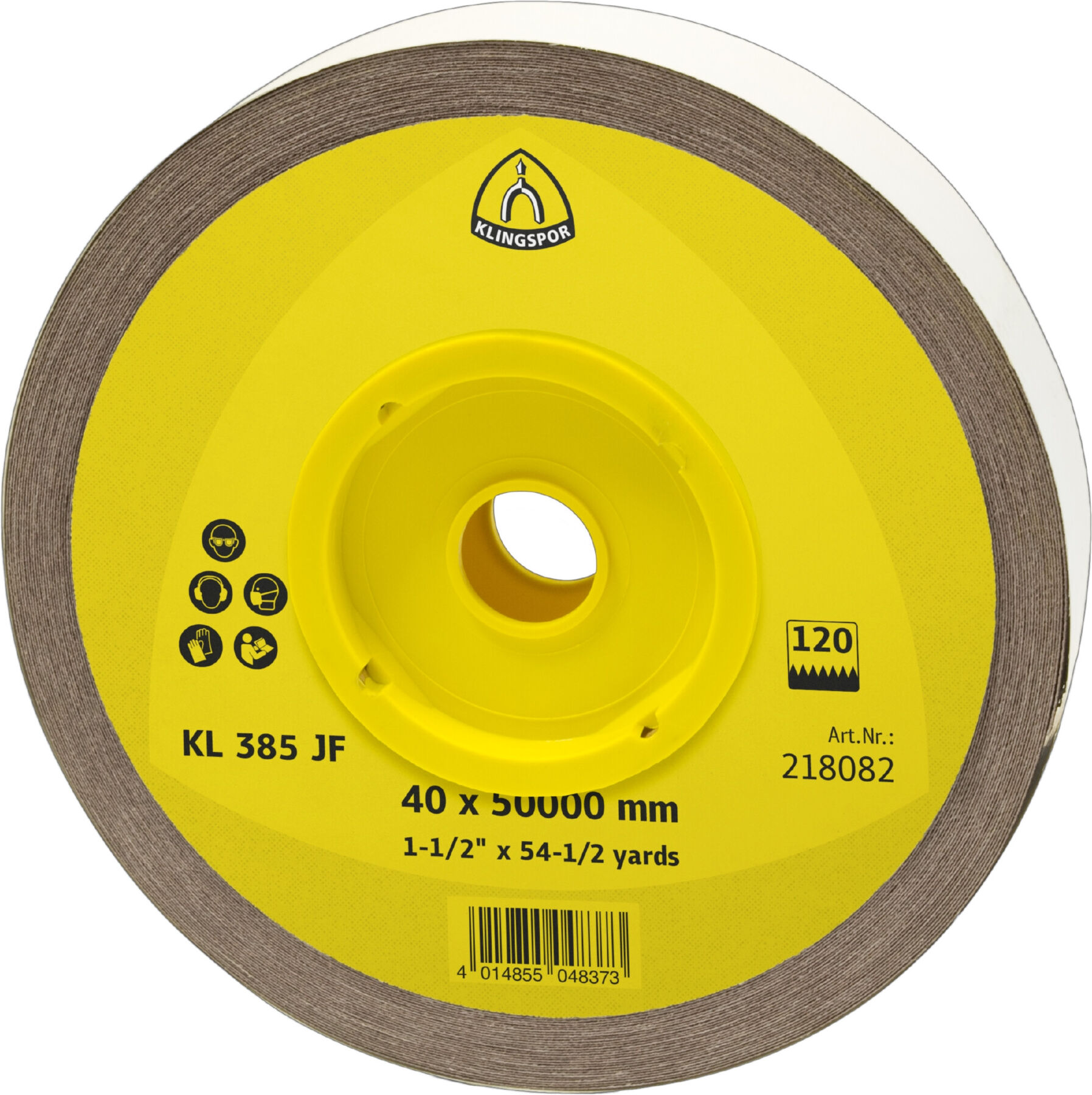 Klingspor Rolle KL 385 JF, LxB 50X50000, Korn 80 (218097)