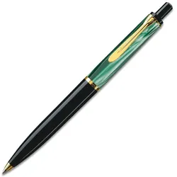 Pelikan Kugelschreiber Classic K200 grün-marmoriert/gold, Schreibfarbe: schwarz