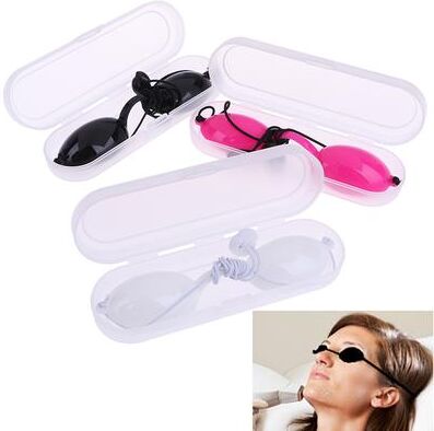 DynamicDeals IPL Laser Eye Protection Patches For Beauty Treatments And Clinic Safety white