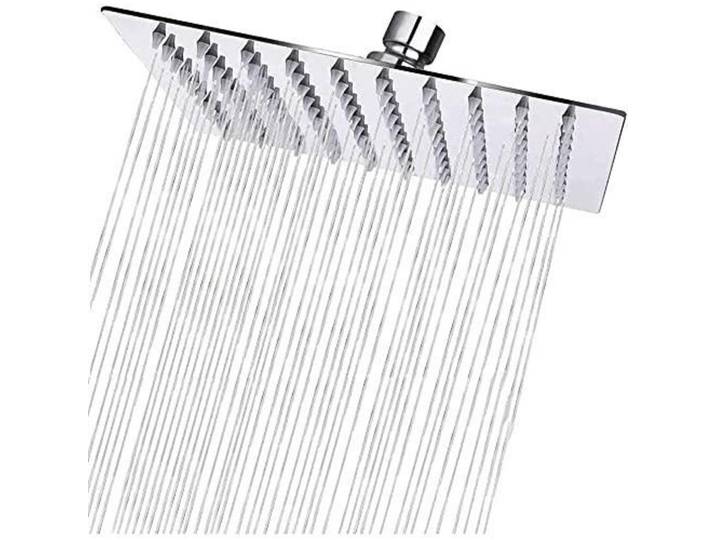 Regendusche 20x20cm Eckig Edelstahl Quadratisch Chrom 8 Zoll