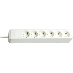 Brennenstuhl Eco-Line Weiß 6 AC-Ausgänge 1,5 m
