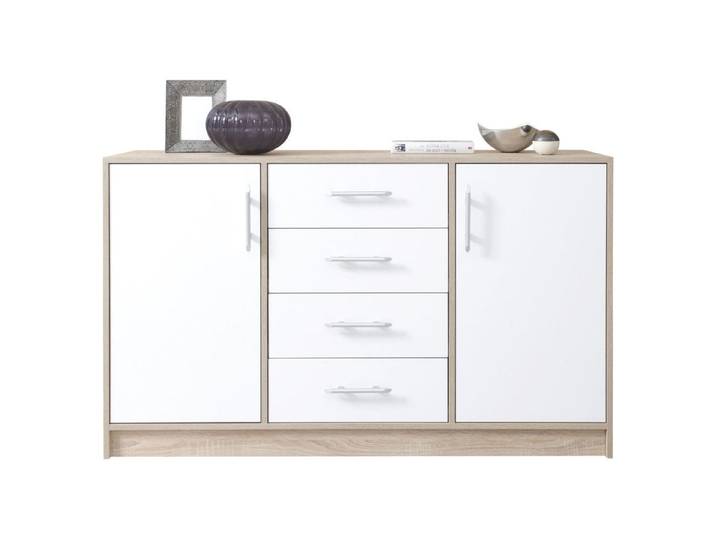 Kommode – SMART – Sonoma Eiche / Weiß