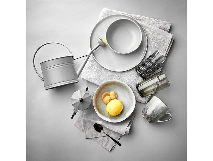 Bol CASA NOVA - Lot de 4 Ø 16cm Gris/Gris