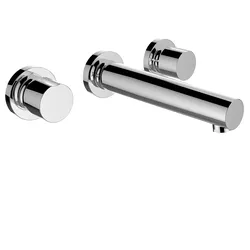 LAUFEN The New Classic 3-Loch Waschtischmischer, Wandmontage, Ausladung 180mm, HF900524100000