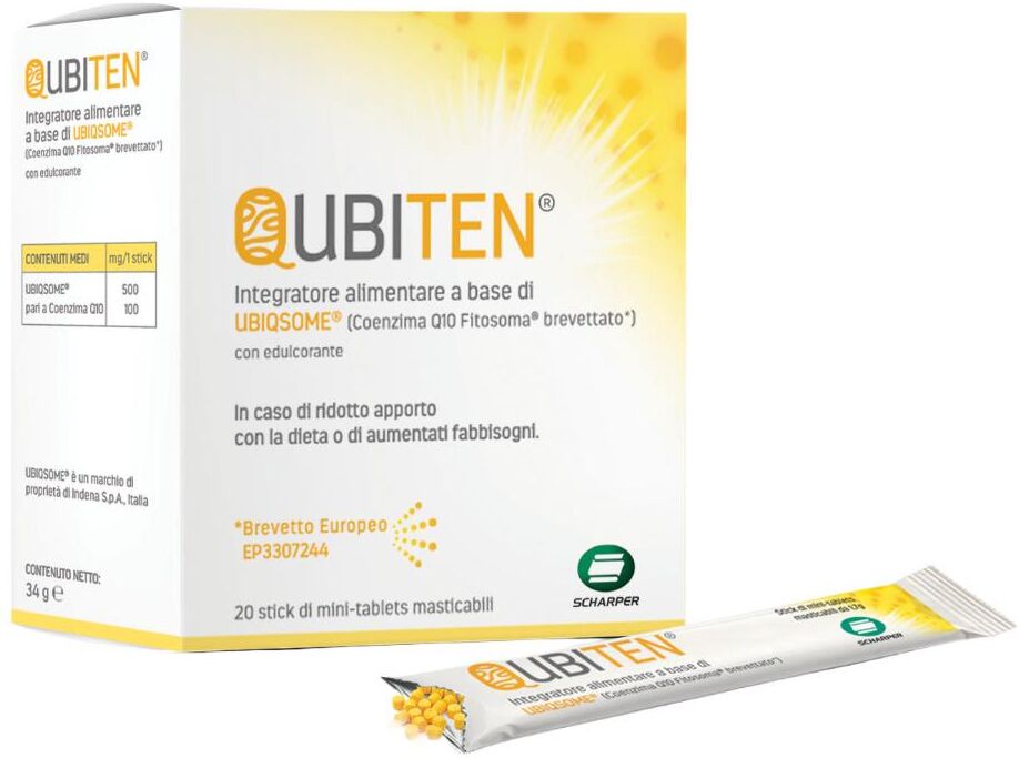 SCHARPER SpA QUBITEN 20 Stick Mini Tablets