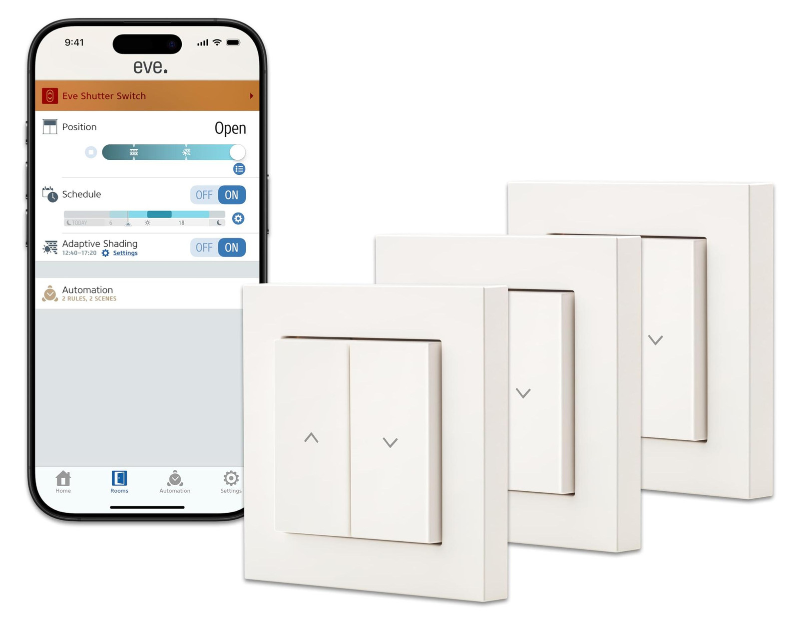 Dripio Rolluikbesturing Matter, 3-delige set – Smart Home
