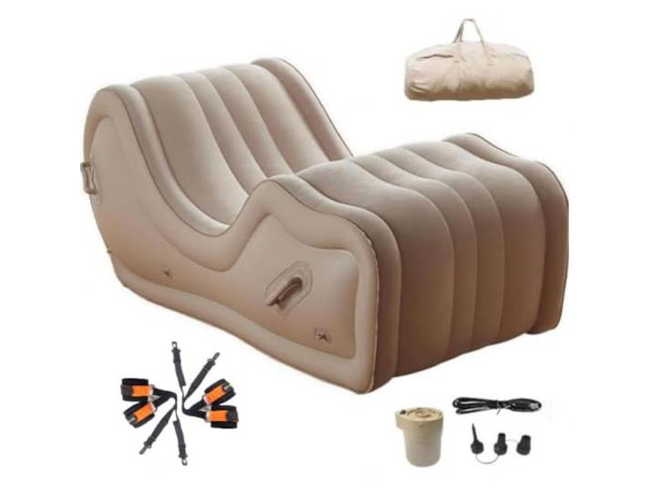 Sex Aufblasbare Sofa Erotische Möbel Sex Chair Für Paare Fickstuhl,A-Sofa Liebesmöbel Position Aufblasbares Inflatable Sessel Sex-couch Stuhl Erwachsene Klappbar Viele Positionen Liebesstuhl,A-Sofa