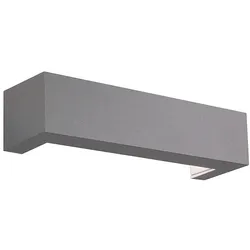 ROSSINI ILLUMINAZIONE FLINT LED-Wandleuchte 9W 3000K IP65 - Anthrazitfarbene Struktur aus Aluminiumdruckguss - Außenbeleuchtung FLINT Line - Rossini Group