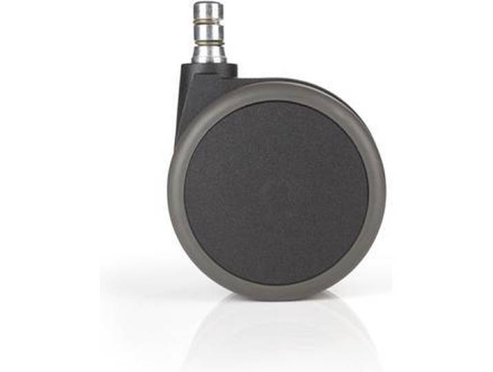 5x wielen harde vloer ROLO geluidsarm 11mm / 75mm wielen voor kantoorstoelen voor harde vloeren (5-p hjh OFFICE