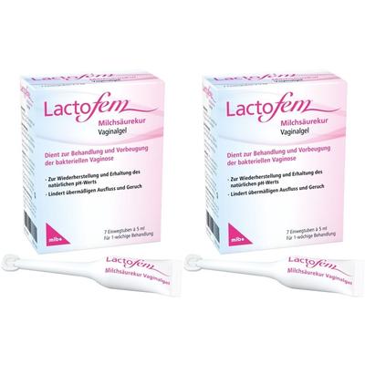 Lactofem Milchsäurekur Vaginalgel 2x 2x7x5 ml