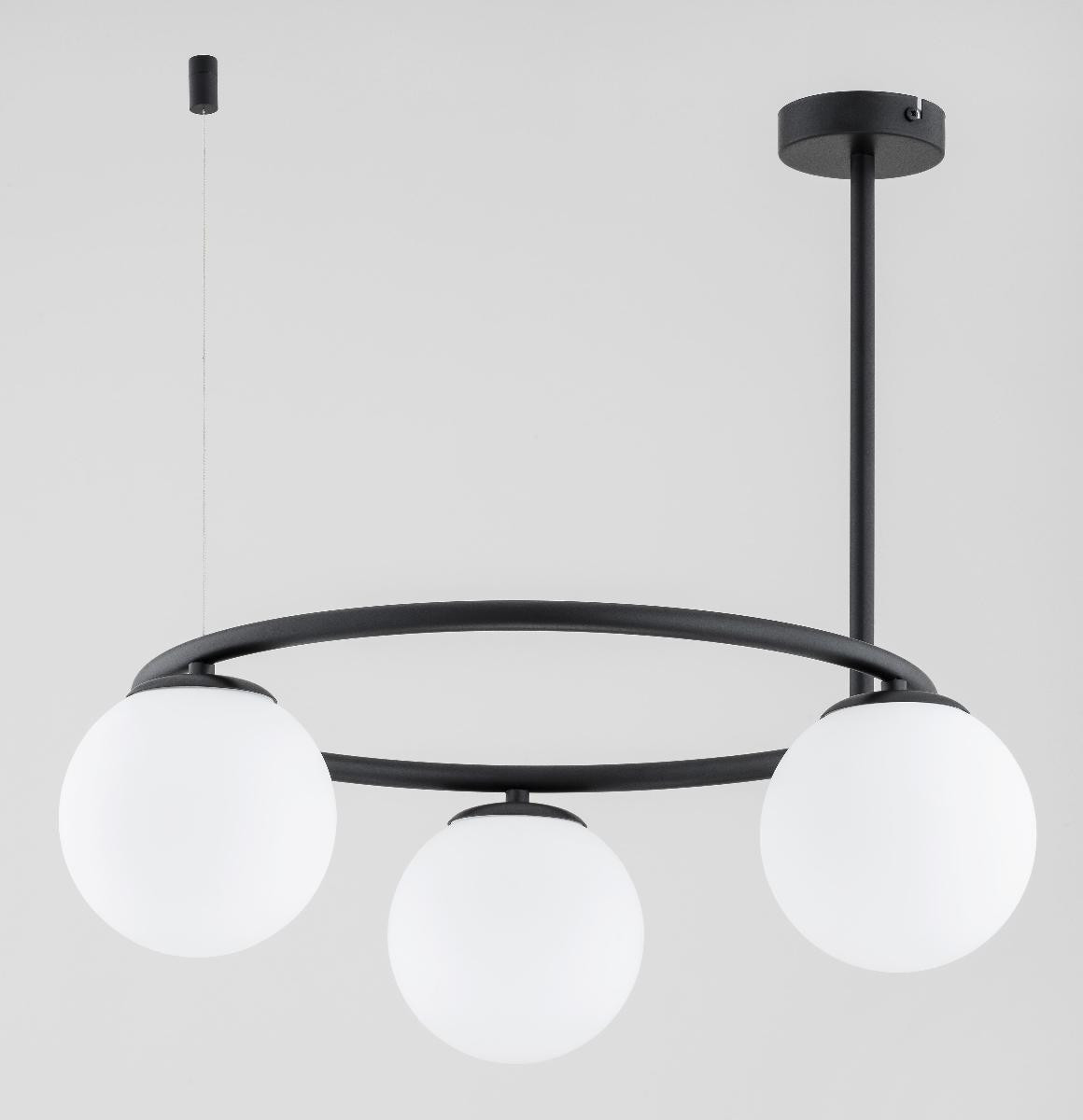 Alfa Kristallen kroonluchter RINGO, 3x E14