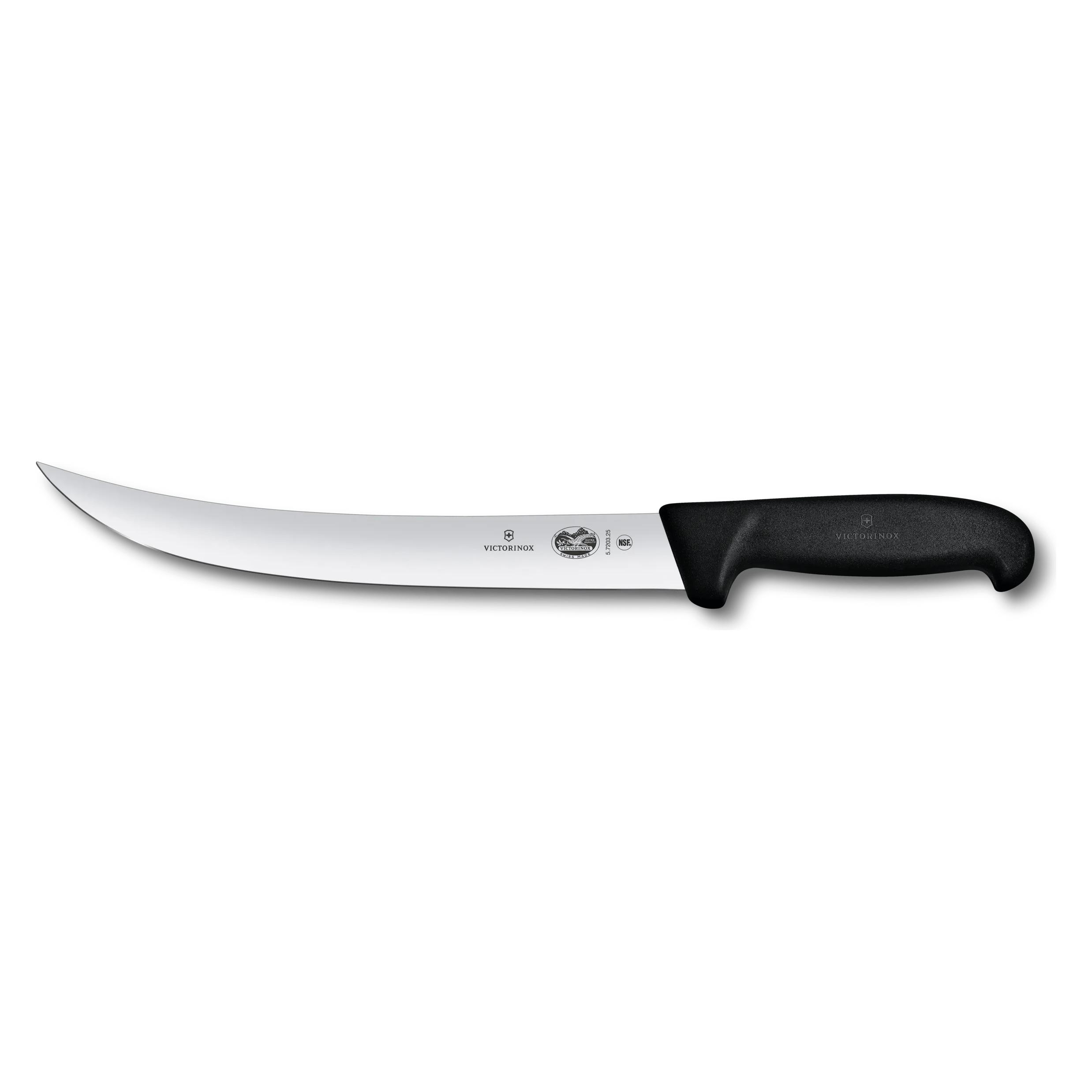 Victorinox Fibrox Schlachtmesser, Langes Zerlegemesser zum Zerteile... (25 cm) (V-5.72 03.25BK)