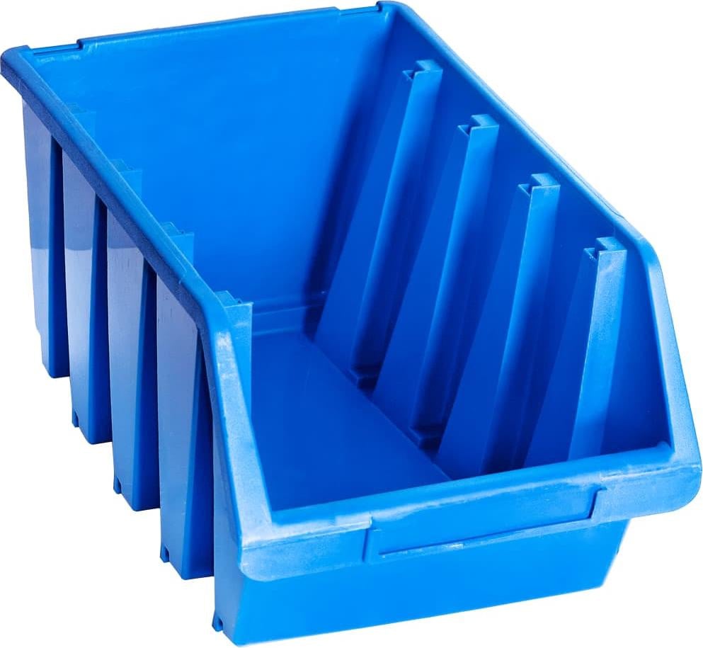 vidaXL Stapelboxen, 14 stuks, blauw, kunststof