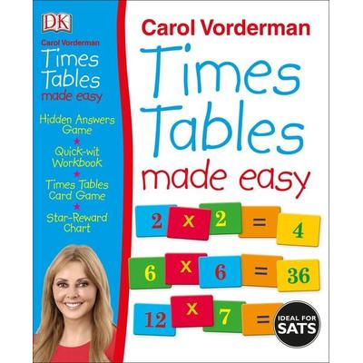 Times Tables Made Easy, Taschenbuch von Carol Vorderman, Dorling Kindersley Travel & Learning, 978-0-241-45329-2