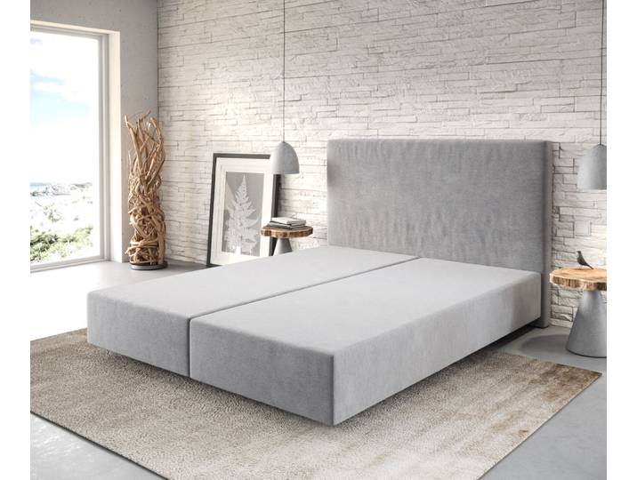 Cadre de sommier Dream Well 160x200 Microfibre Gris