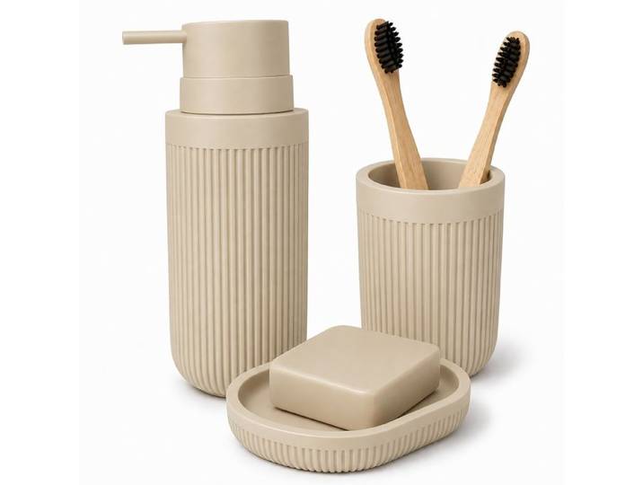 Relaxdays Bad Accessoires 3-teilig