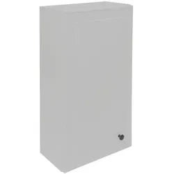Naturel Forli Badezimmerschrank niedrig 40x157x20 cm grau matt FORLIN40GM
