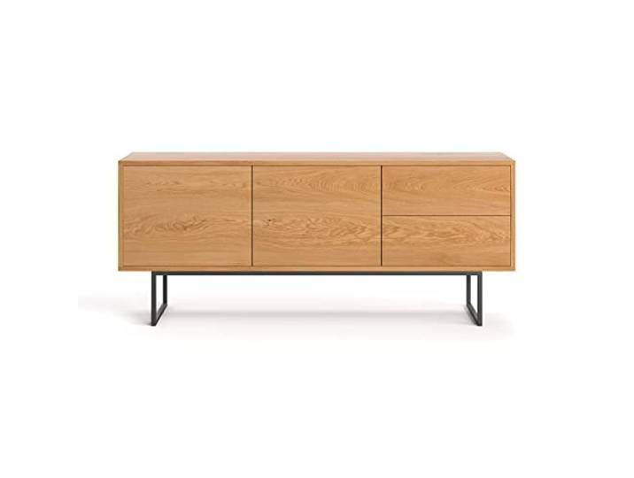 Danzz Holzkommode Rekker, Moderne und Schlichte Form aus Massivholz, handgefertigte Holzmöbel, Eiche, 140x40x75 cm