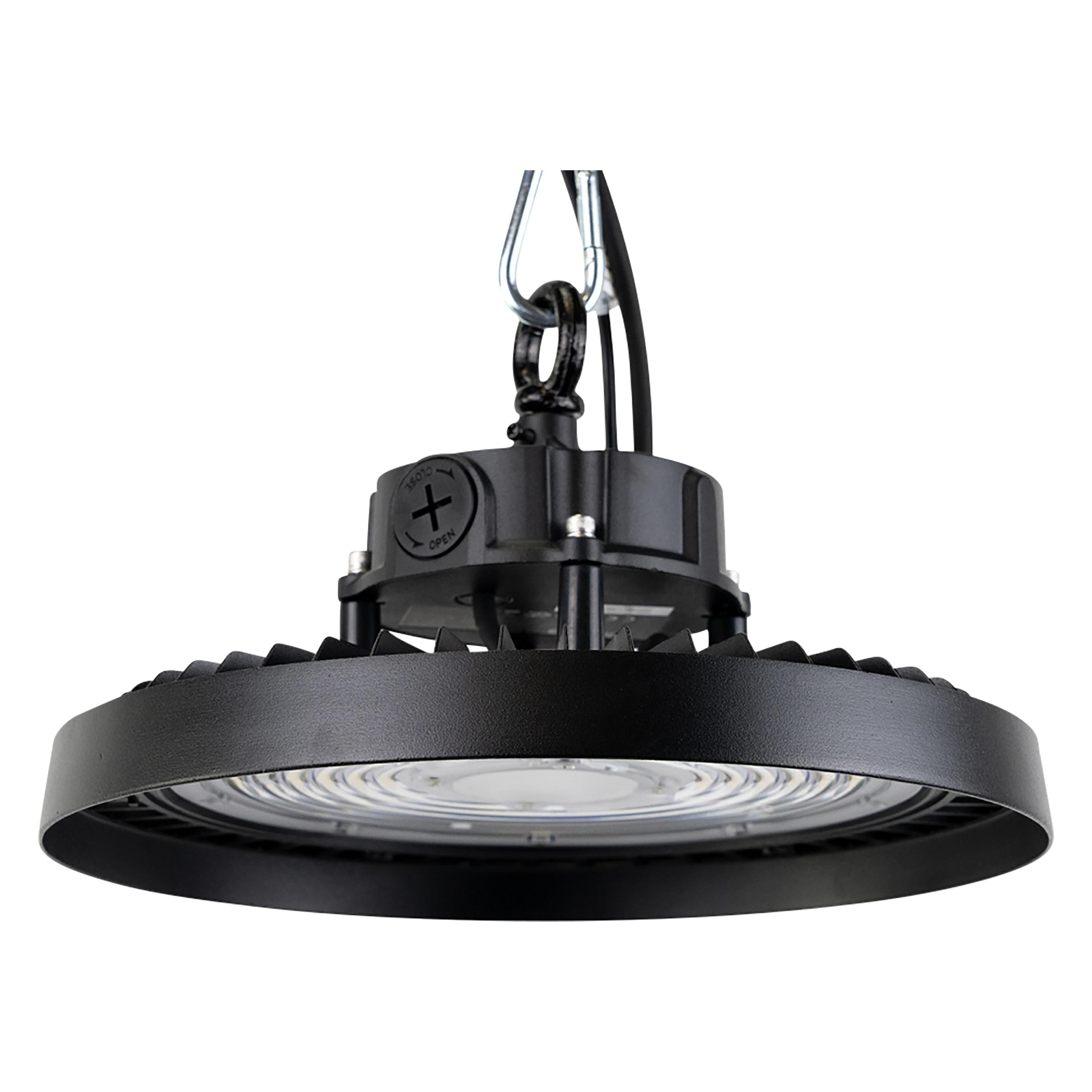 Enovalite LED-Highbay-Leuchte, UFO, EEK: D, 200W, 28000lm, 5500K, schwarz (28000 lm) (ELED500152)