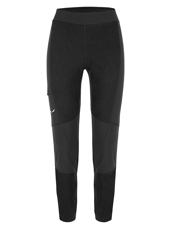 Salewa Funktionsleggings "Alpine Hemp" in Schwarz - 38