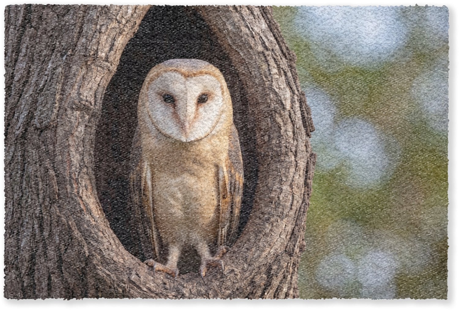 Kerkuil Droogloopmat Boom - Natuur Bruin - 60 x 40 cm