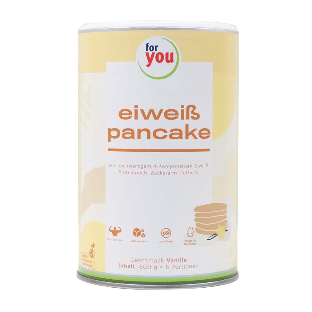 FOR YOU eiweiß pancakes Vanille Pulver 600 g