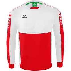 erima Six Wings Sweatshirt rot/weiß 116