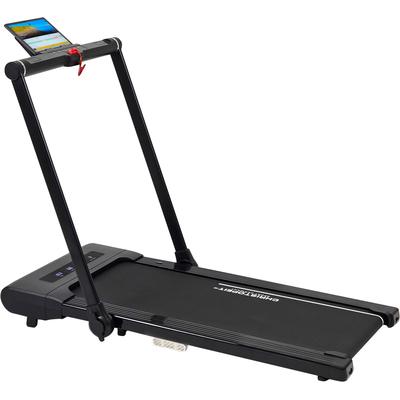 Laufband CHRISTOPEIT SPORT "Laufband Walk Run Pro 2 in 1", schwarz, Laufbänder, ohne Unterlegmatte, bis max. 12 km/h, klappbar, 120 kg max. Benutzergewicht, B:67cm H:96,5cm L:130cm, Topseller