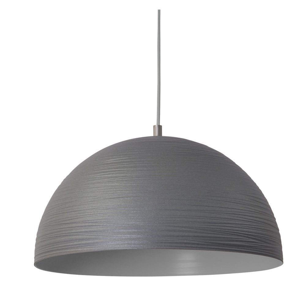 Masterlight Concepto 30 Industriële Hanglamp Betongrijs met Beton en Metaal Diameter: 30 cm