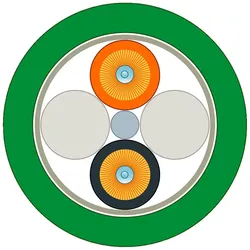 Siemens 6XV1847-2A FC FO Standard Cable GP 62,5/200/230 (OM 1), aufteilbar, MM, UL, Meterware 6XV18472A  - 20 Meter