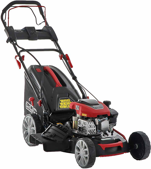 GeoTech S51-170 BMSGW ES - Tondeuse à gazon thermique tractée  4 en 1 - lame de 51 cm - Démarrage électrique