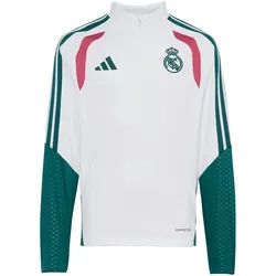 adidas Real Madrid Tiro 26 Competition Training Sweatshirt 2026/27 Kinder KZ2486 - white/rich green 116