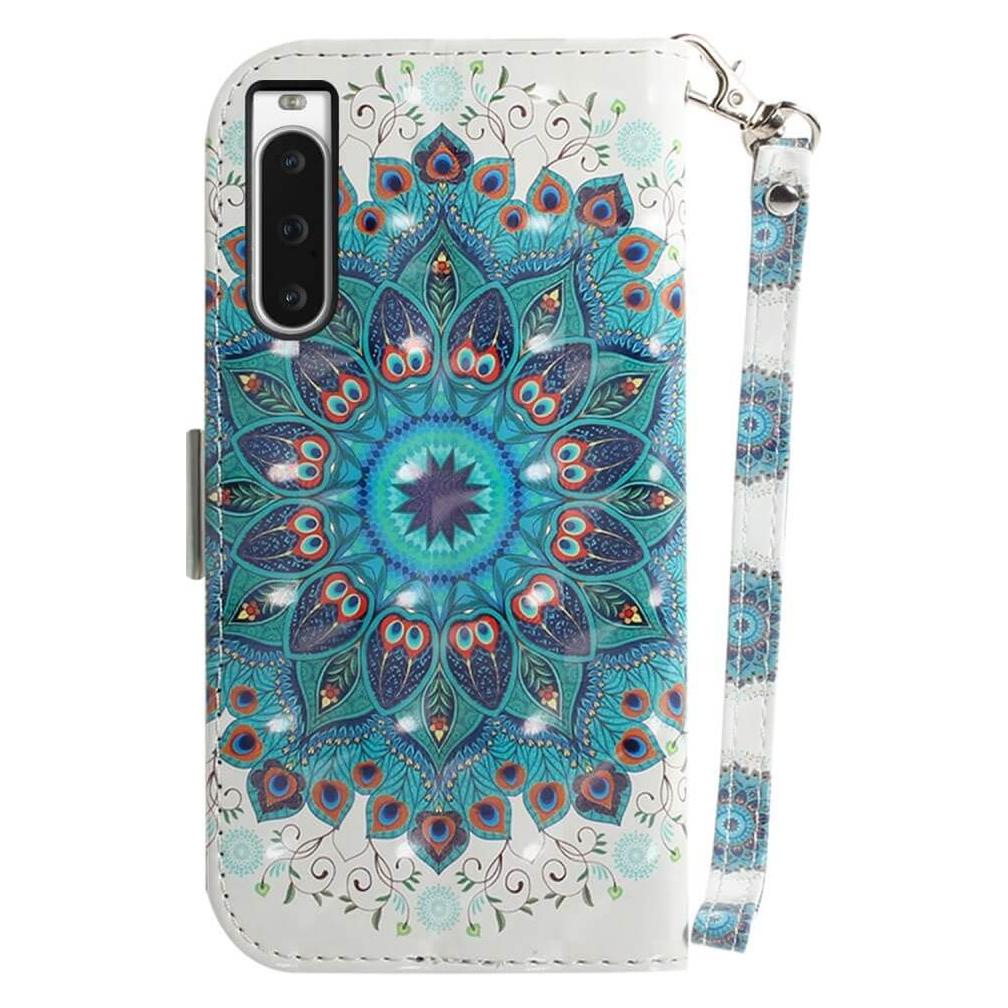 Cover-Discount Sony Xperia 10 V - Etui Glitzer Effekt Mandala (Sony Xperia 10 V) (660131593D)