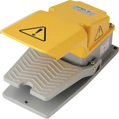 TRU Components XF-302 Fußschalter 250 V/AC 15A 1 Pedal mit Schutzhaube 1 Schließer 1St.