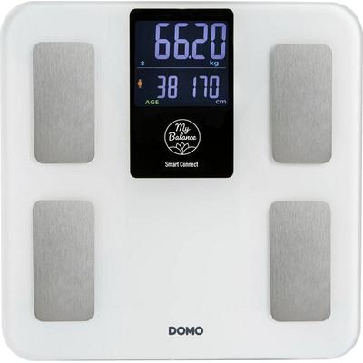 DOMO Körperanalysewaage DO9305W digital Wägebereich (max.)=180kg Weiß