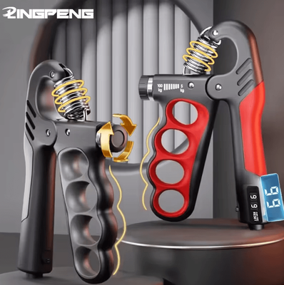 Inspire Curations GripMax Pro Adjustable Hand Grip Strengthener 5100KG Forearm & Rehab Trainer mechanical Pink
