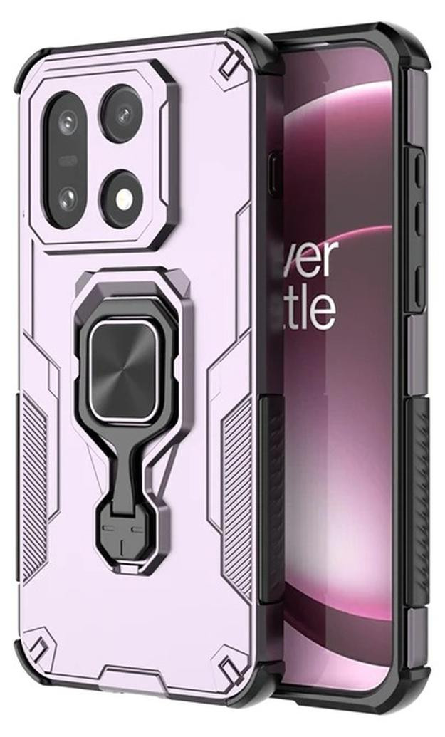 MobyDefend Dubbelgelaagde Pantsercase met Standaard voor OnePlus 15 - Roze