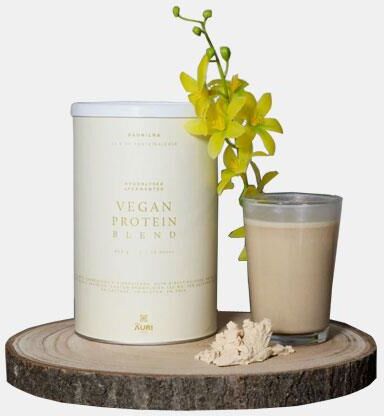 AURI FOODS PROTEINA VEGETAL FERMENTADA HIDROLISADA BAUNILHA 450gr